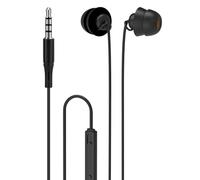 GEEKRIA Sleep Earbuds Single Ear, Wired 3.5mm in-Ear Earbud with Mic & Volume Control, Ultra Soft Silicone Noise Isolation Earbud for Side Sleeper, Insomnia, ASMR, Air Travel (Black)