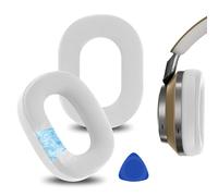 Geekria Sport Cooling-Gel Replacement Compatible Ear Pads for Bowers & Wilkins Px8, Px7S2 (Do Not Fit Px7, Px7S2e) Headphones, Ear Cushions (White)