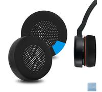 Geekria Sport Cooling-Gel Replacement Ear Pads Compatible with Jabra Evolve 75UC/ 75/75+/ 75MS (Not fit for Jabra Evolve2 75 PC Wireless) Headphones, Ear Cushions (Black)