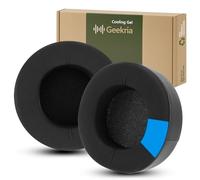 Geekria Sport Cooling-Gel Replacement Ear Pads for Corsair Virtuoso PRO Wired (CA-9011370-NA) Headphones Ear Cushions, Repair Parts (Black)