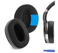 Geekria Sport Cooling Gel Replacement Ear Pads for Sennheiser HD 4.50 BT/ 4.50BTNC/ 4.50SE/ 4.40BT/ 4.30G/ 4.20S/ 458BT/ 450/ 400S/ 350BT Headphones, Ear Cushions (Black)