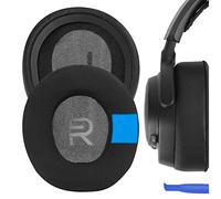 Geekria Sport Cooling-Gel Replacement Ear Pads for SteelSeries Arctis Nova Pro Wired/ Nova1/ Nova3/ Nova7, Turtle Beach Airlite Fit Wired Gaming Headphones, Ear Cushions (Black)