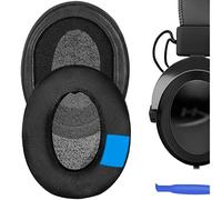 Geekria Sport Extra Thick Cooling Gel Replacement Ear Pads for HyperX Cloud III, Cloud II, Cloud Alpha, Cloud Flight, Cloud Stinger Gaming Headsets, Ear Cushion Repair Parts (Black)