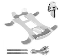 Geekria Storage Stand Compatible With PlayStation 5, PSVR2, VR Headset and Controller Hanger, Settled on PS5 Console, With 2-in-1 Charging Cable, Multi-Functional Bracket Hook (White)