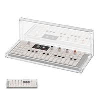 Geekria Synthesizer Clear Acrylic Case Protector, Magnetic Closing Dust Cover, Compatible with Teenage Engineering OP-1 Field/OP-1 / OP-XY Portable Synthesizer (Clear)