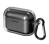 Geekria TPU Case Cover Compatible with Sony LinkBuds S True Wireless Earbuds, Protective Carrying Case with Keychain Hook, Charging Port Accessible (Clear)