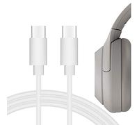 GEEKRIA Type-C Headphones Charger Cable Compatible with Sony WH-1000XM6/1000XM5, XB920N/XB910N, ULT WEAR, LinkBuds, INZONE Buds, USB-C Replacement Power Cord (4 ft/120 cm)