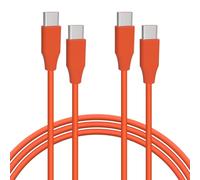 GEEKRIA USB-C Charger Cable Compatible with Apple iPhone 16 series, 15, Mac Book Pro, Air, iPad Pro, Galaxy S24, S23, Pixel 8 Replacement Power Charging Cord (4 ft/120cm 2 Pack)