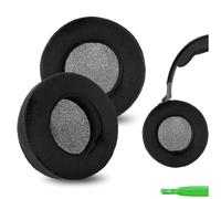 Geekria Velour Ear Pads for Corsair Virtuoso PRO Wired CA-9011370-NA | Soft Skin-Friendly Velour, Breathable Contact Surface, High-Density Memory Foam, Twist-Lock Tool-Free Install, 2 Ear Cushions