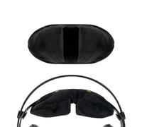 Geekria Velour Headband Cover Compatible with AKG K701, SONY MDR-7506, AUNE AR5000, HIFIMAN Arya, Lightspeed Zulu 3 and Lightspeed Sierra Headphones, Easy DIY Installation (Black)