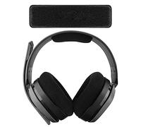 Geekria Velour Headband Pad Compatible with ASTRO A10 Headphones, Replacement Band Repair Part (Black)