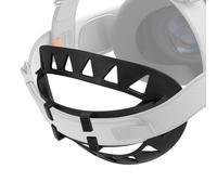 Geekria VR Head Strap Pad Compatible with Apple Vision Pro/Meta Quest 3 / Quest 2, TPU Head Strap Replacement Cushion, Headband Rear Bracket, Lightweight and Anti-Skid Game Accessories
