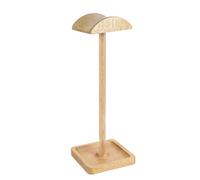 GEEKRIA Wooden Headphones Stand for Over-Ear Headphones, Gaming Headset Holder, Desk Display Hanger with Solid Heavy Base Compatible with Bose QC45, Sony WH-1000XM6 (Wood Square Base)
