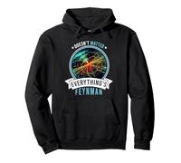 Geeks Physics Science Men's Women's Saying Feynman Nerd Saying Pullover Hoodie, Adult Unisex, Black, S