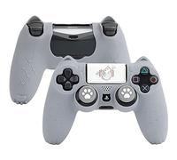GeekShare Cat Paw PS4 Controller Skin, Anti-Slip Silicone Cover Skin Protector - Gray