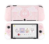 GeekShare Cute Case Compatible with Nintendo Switch OLED Console and Joy Con- Shock-Absorption and Anti-Scratch Slim Cover Case with Ergonomic Design for Switch OLED Model- Star Wings
