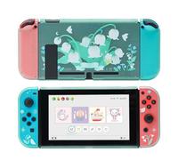 GeekShare Protective Case Compatible with Nintendo Switch Kawaii Switch Slim Cover Case Hard Protective Shell for Standard Switch - Lily of the Valley