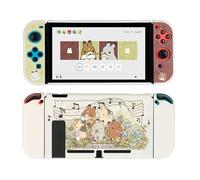 GeekShare Protective Case for Switch, Bunny Theme Slim Cover Case Anti-Scratch Hard PC Protective Shell, Garden Season