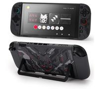 GeekShare Protective Shell Compatible with Switch 2, Dockable Case Compatible with Switch 2, Anti-Scratch and Shock-Absorption Design Cover Skin - Cyborg Mech