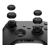 GeekShare Thumb Grip Caps for Xbox One Controller,Silicone Joystick Cover Solid Color Thumbsticks Cover Set Compatible with Xbox Series X,3 Pairs / 6 Pcs (Black)