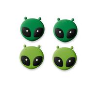 GeekShare Thumb Grips for Switch 2 (2025), Replacement Button Caps, Thumb Grip Caps, Joysticks Grip Stick Cover Compatible with Switch 2, Comfortable & Durable (4PCS) (Alien Attack)