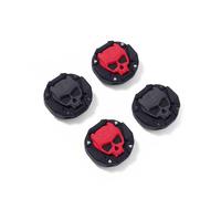 GeekShare Thumb Grips for Switch 2 (2025), Replacement Button Caps, Thumb Grip Caps, Joysticks Grip Stick Cover Compatible with Switch 2, Comfortable & Durable (4PCS) (Skeleton Spirit Armor)