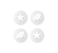 GeekShare Thumb Grips for Switch, Replacement Button Caps Thumb Grip Caps JoyStick Grip Cover Compatible with Nintendo Switch/OLED/Switch Lite, Comfortable & Durable (4PCS)-Soap Bubbles