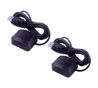 Geekstory 2PCS VK-162 G-Mouse USB GPS Dongle Navigation Module External GPS Antenna Remote Mount USB GPS Receiver for Raspberry Pi Support Google Earth Window Linux
