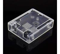 Geekworm Clear Case for Arduino UNO R3 Series, Transparent ABS Housing with Precise Cutouts, Full Access to All Ports, Stackable with Shields, Mounting Hardware Included