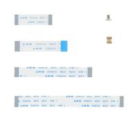 Geekworm FFC Cable Set 16 Pin 0.5 mm Pitch for Raspberry Pi 5 PCIe to NVMe SSD Shield (30 mm / 50 mm / 80 mm Length)