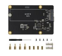 Geekworm For Raspberry Pi 4, X862 V2.0 M.2 NGFF SATA SSD Storage Expansion Board with USB 3.1 Connector Support Key-B 2280 SSD