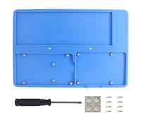 Geekworm for Raspberry Pi 5/4B/3B+/3B RAB Holder Platform Breadboard Holder Base/ABS Case/Education Platform Compatible with Arduino Uno R4/R3/UNO Mega 2560 & 400/830 Points Breadboard