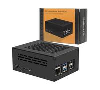 Geekworm P579 Metal Case for Raspberry Pi 5, Support PCIe M.2 NVMe SSD Shield Top X1001 / X1003 / X1004 / X1012/ X1015 & Raspberry Pi 5 Active Cooler