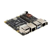 Geekworm X1501 CM5 IO Carrier Board for Raspberry Pi Compute Module 5 Support Dual M.2 NVMe SSD|1GbE + 2.5GbE Ethernet Ports
