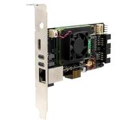 Geekworm X651 KVM Over IP Kit PCIe Version Support KVM V3 PoE ATX CSI for Raspberry Pi Compute Module 4 (Not Include Raspberry Pi CM4)