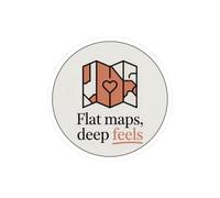 Geeky GIS Sticker - Map Projection Humor Vinyl Decal for Cartographers & Surveying Nerds (3" × 3")