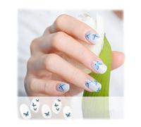 Geeli Nails, Geeli House Nails, 2025 Nail Stickers, 20 Pieces Geeli Nails Kit, Semi Cured Gel Nail Strips Nude, Glitter, Waterproof And Long Lasting Gel Patch (009)