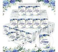 Geelin 100 Pack Wedding Facial Tissues Items Welcome Bags Pocket Tissues Mini Travel Size Favors for Guests Happy Tears for Wedding Party Ceremony Graduation(Stylish Style)