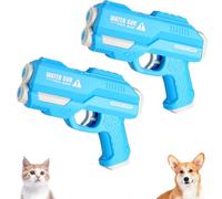 Geelin 2 Pack Squirt Spray for Cats Dogs Training Squirt for Cats Deterrent Water Spray Pistols for Dogs Pets Training(Funny Style,Blue)
