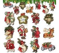 Geelin 24 Pcs Vintage Christmas Ornaments Victorian Xmas Tree Decorations