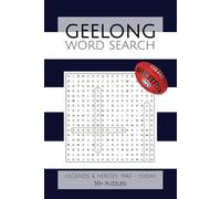 Geelong Football Club Word Search: Puzzles and Word Searches with Easy to Read Print about the Legends & Heroes of the Geelong Football Club AFL | 6x9 ... Vacations, Holidays and Father's Day