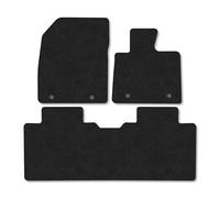 Geely EX5 (2025+) Car Mats Accessories Tailored Fit Tufted-Pile Premium Carpet Black Trim non-Slip Floor Mats Full Coverage Compatible Accessory Full Front & Rear Set Hand-Finished
