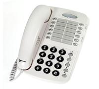 Geemarc CL1100 - Amplified Corded Telephone with One-touch Memories and Tone and Volume Control - Hearing Aid Compatible - Low to Medium Hearing Loss - UK Version