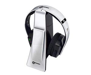 Geemarc CL7400 Opti - Amplified Wireless TV Headphones with Optical Connector - Over Ear Headphones for TV, Smartphones and PC - Low to Severe Hearing Loss - UK Version