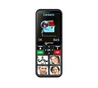 Geemarc CL8000, Amplified 4G Senior Mobile Phone, Hearing Aid Compatible (M4/T4), Big Button Mobile Phone with 40 dB Volume Boost, SOS Button with GPS, Bluetooth, Photo Memories for Hard of Hearing