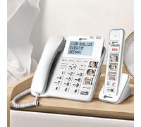 Geemarc Corded Phone with Cordless Handset - Geemarc AmpliDECT Combi Photo 295