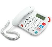 Geemarc Dallas 20 - Loud Corded Home Telephone with Customisable Photo Memories