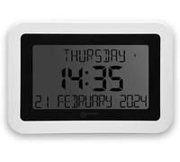 Geemarc Dementia Clock - The Easy-to-read & Self-setting Viso - Ideal for Seniors and People Living with Alzheimer's - Battery Operated - No Backlight - UK Version (Viso 10)
