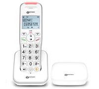 Geemarc Liberty 200 - Home Telephone with Extra Small DECT Base - Easy Use Cordless Handset to Be Placed Anywhere in the House