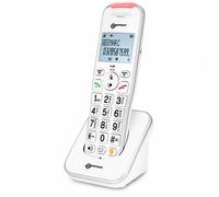 Geemarc Liberty 200 Senior Cordless Phone Twin Pack with Big Buttons, White